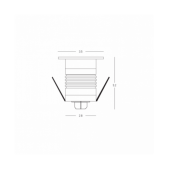 1W LED įleidžiamas į žemę...