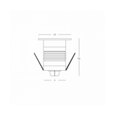3W LED įleidžiamas į žemę...