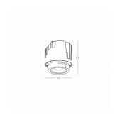 11W LED modulis, juodas,...