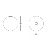 7W LED pakabinamas...