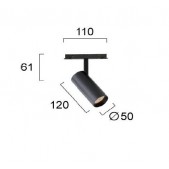 10W LED akcentinis...