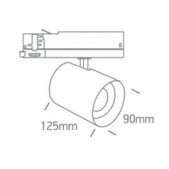 40W LED akcentinis...