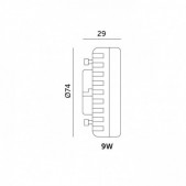 11W LED lemputė, GX53,...