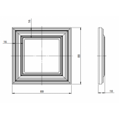 1-vietis rėmelis RETRO,...