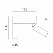 14,5W LED paviršinis...