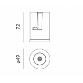 8,8W LED šviestuvo modulis...