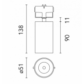 8,5W LED priglaistomo...
