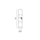 8W LED šviestuvas AIR TUB...