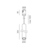 6W LED šviestuvas AIR TUB S...