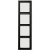 4 pozicijų rėmelis, rudas...