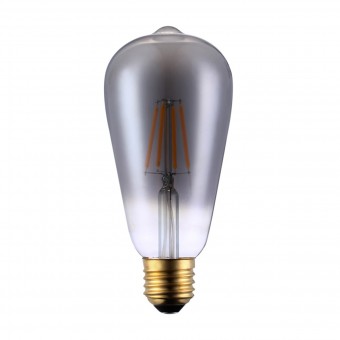 6W LED lemputė, E27, dūmų...