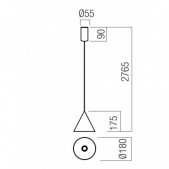 10W LED pakabinamas...