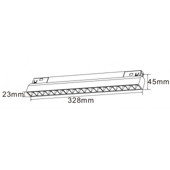 12W LED linijinis...