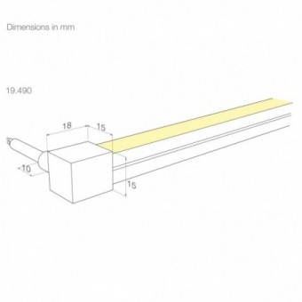 Juostos NEON 3D silikoninis...