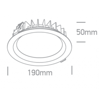 25W LED įleidžiamas...