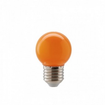 1W LED lemputė, oranžinė, E27