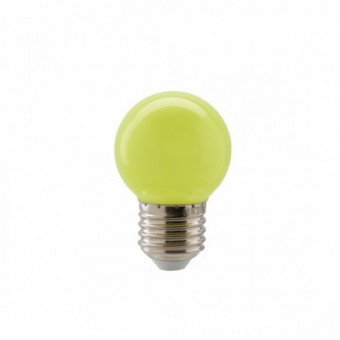 1W LED lemputė, geltona, E27