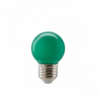 1W LED lemputė, žalia, E27