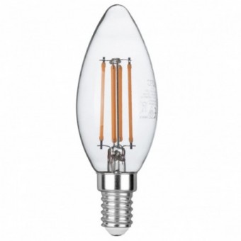6W LED lemputė, skaidri,...