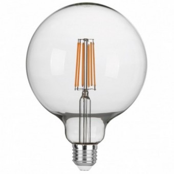 8W LED lemputė, skaidri,...