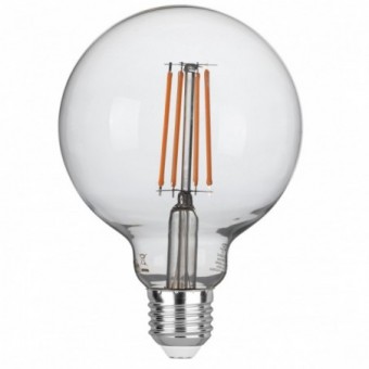 8W LED lemputė, skaidri,...