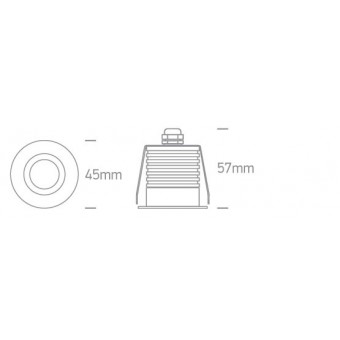 6,5W LED įleidžiamas...