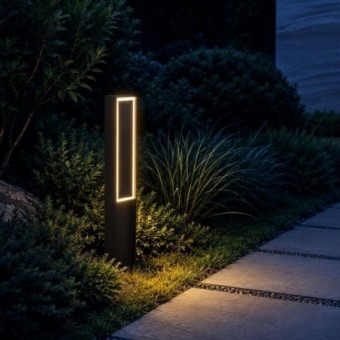 8W LED pastatomas lauko...
