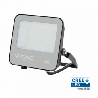 50W LED prožektorius, juodu...