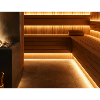 5W/m LED COB juosta saunai...