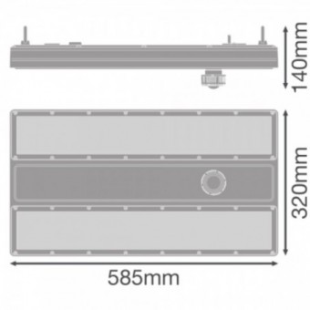 240/180/120W LED pramoninis...