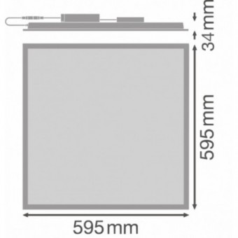 33W LED panelė PL CMFT,...