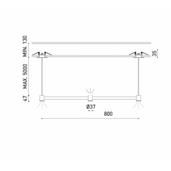 6,3W LED pakabinamas...