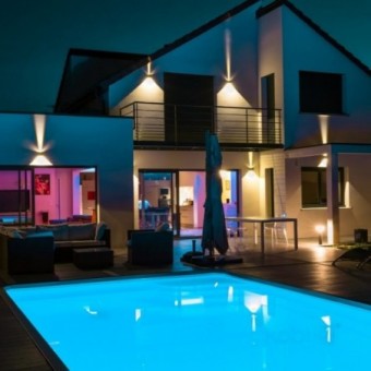 2x2W LED sieninis fasado...