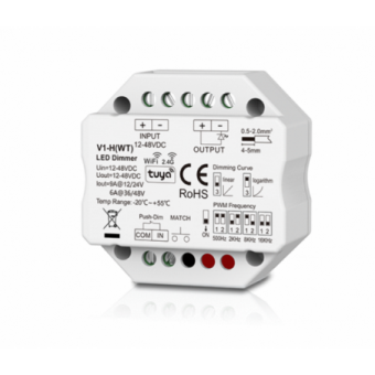 WiFi + RF + PUSH LED valdiklis