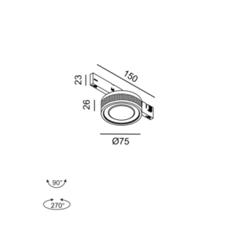 6,3W LED šviestuvas SOL...