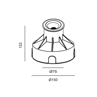 6,3W LED įleidžiamas į žemę...