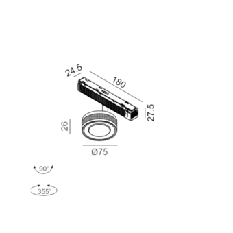 6,3W LED šviestuvas SOL...