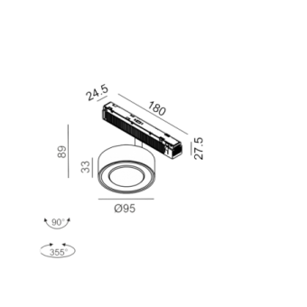 10,8W LED šviestuvas SOL į...
