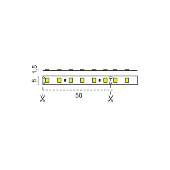 9,6W/m LED juosta,...