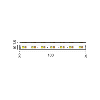 19,2W/m LED juosta,...