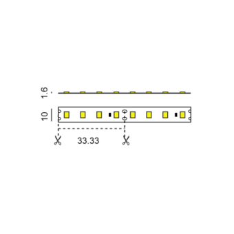 9,6W/m LED juosta,...