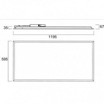 27-33W LED panelė QUANTUM,...