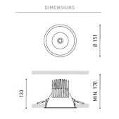 24W LED Įleidžiamas...