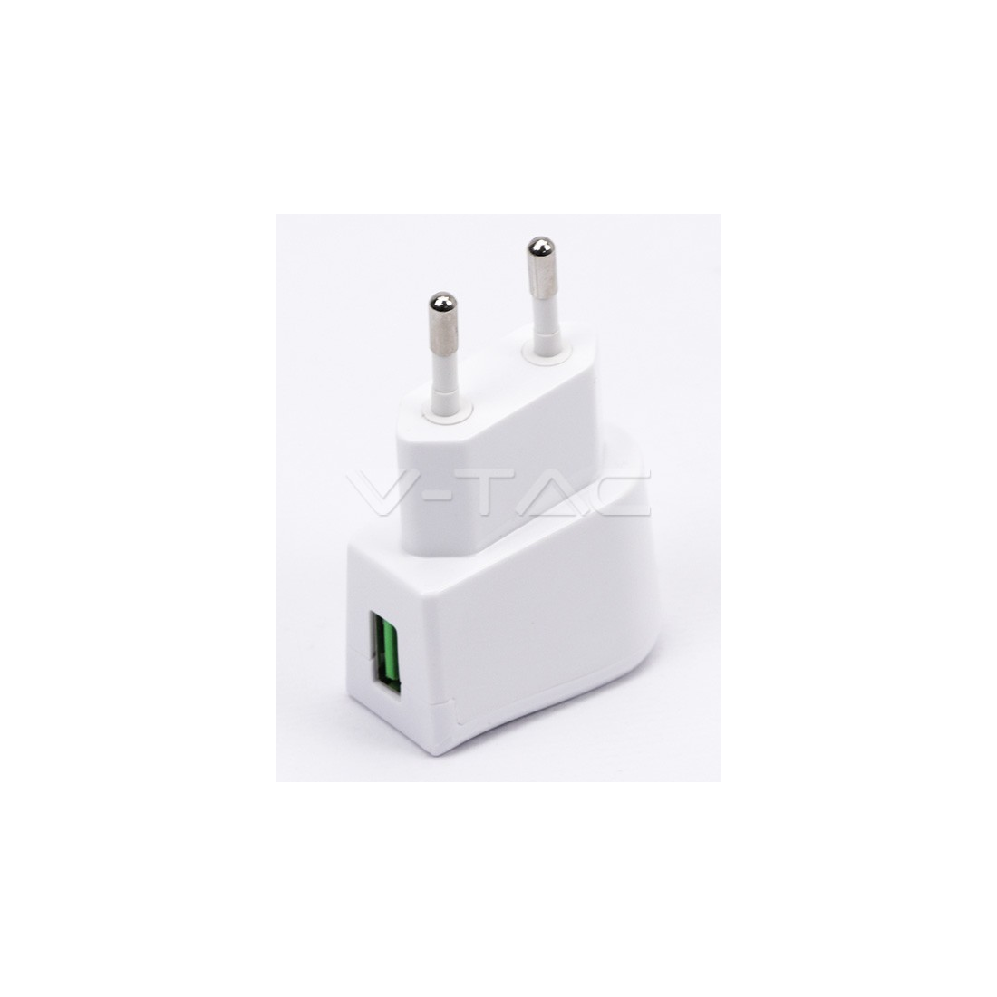 USB Adapteris Ki tukin Lizd Baltas 5V 2A 