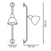 Sieninis šviestuvas SHOWER,...