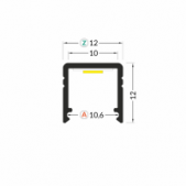 3m LED juostos profilio...