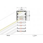 3m LED juostos profilio...