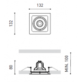 10,5W LED įleidžiamas...