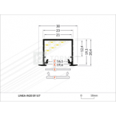 3m LED juostos profilio...