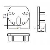 LED juostos profilio PEN12...